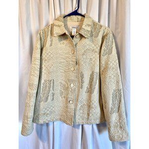 Coldwater Creek Vintage Women’s Tapestry Blazer/Jacket Size S